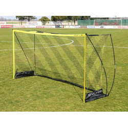 Ворота футбольні POWERSHOT QUICK FIRE FOOTBALL GOAL 240 x 120 см, чорно-жовті