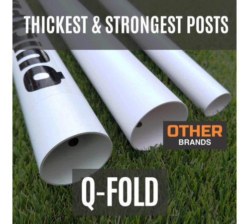 Ворота футбольні QUICKPLAY Q-FOLD 500 x 200 см, білі