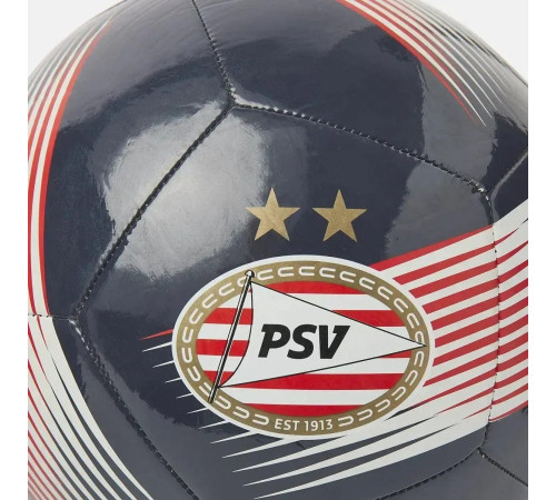 М'яч футбольний Puma PSV ESS Ball розмір 5, синьо-червоний