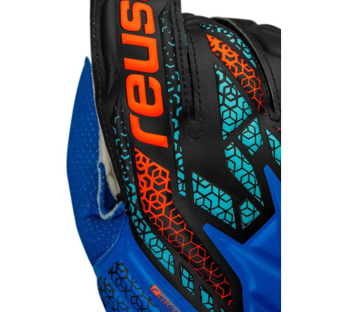 Рукавички воротарські Reusch Attrakt Solid 5570515 4467 р.7,5, синьо-чорні