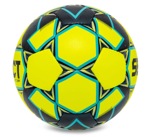 М'яч футбольний SELECT X-TURF v23 розмір 4, чорно-зелений