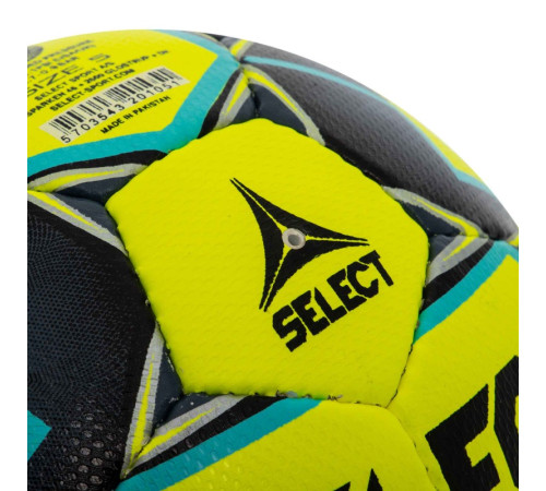 М'яч футбольний SELECT X-TURF v23 розмір 4, чорно-зелений