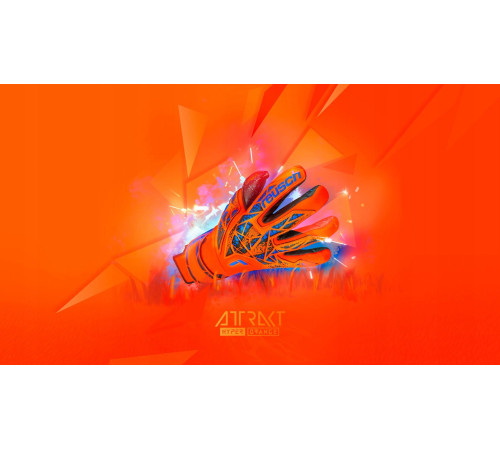Рукавички воротарські Reusch Attrakt Solid Junior 5472515 2210 р.7,5, помаранчеві