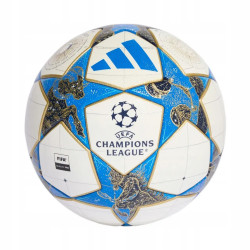 Футбольний м'яч Adidas UCL J290 25/26 League Stage розмір 4, біло-блакитний
