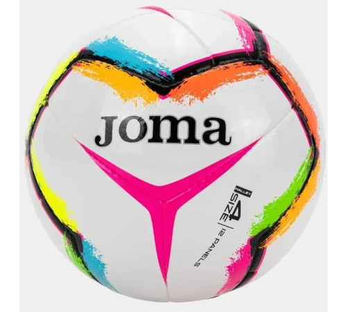 М'яч футбольний Joma HALLEY II розмір 4, біло-рожевий