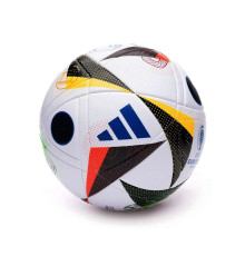 М'яч футбольний Adidas Euro24 Fussballiebe League IN9367 розмір 5, біло-чорний