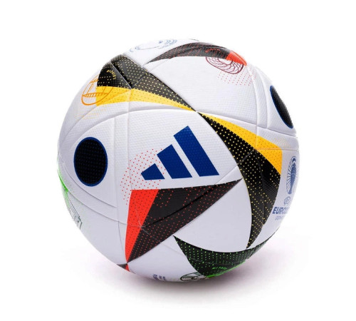 М'яч футбольний Adidas Euro24 Fussballiebe League IN9367 розмір 5, біло-чорний