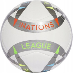 М'яч футбольний Adidas UEFA NL Training IX4102 розмір 4, біло-сірий