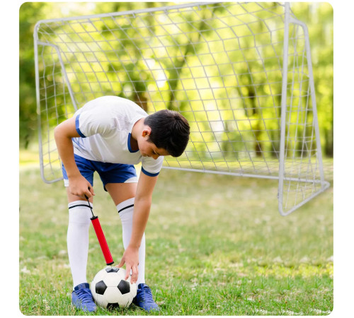 Ворота футбольні Neo-Sport NS-456 300 x 200 x120 см, білі