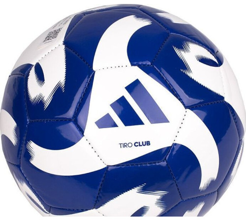 М'яч футбольний Adidas Tiro Club HZ4168 розмір 4, біло-синій М'яч футбольний Adidas Tiro Club HZ4168 розмір 4, біло-синій