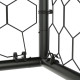 Ворота футбольні VIRTUFIT PREMIUM HEAVY DUTY 300 x 120 х 200 см, чорні