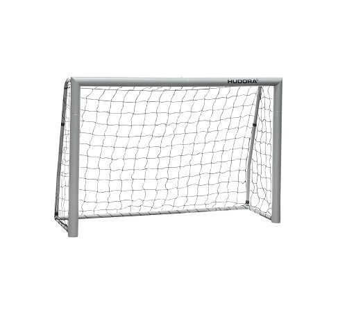 Ворота футбольні Hudora Expert 180 x 120 см, сірі