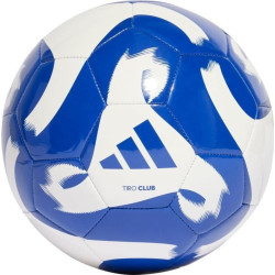 М'яч футбольний Adidas Tiro Club HZ4168 розмір 3, біло-синій