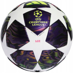 Футбольний м'яч Adidas UCL League BOX 2026 Budapest розмір 4, біло-фіолетовий