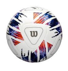 М'яч футбольний Wilson NCAA VIVIDO REPLICA SB розмір 5, біло-фіолетовий