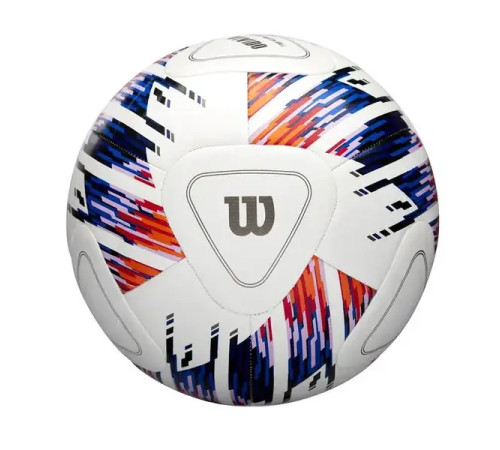 М'яч футбольний Wilson NCAA VIVIDO REPLICA SB розмір 5, біло-фіолетовий