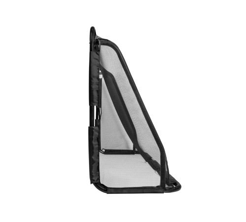Ворота футбольні VIRTUFIT PRO з мішенню 120 х 80 х 60 см, чорні