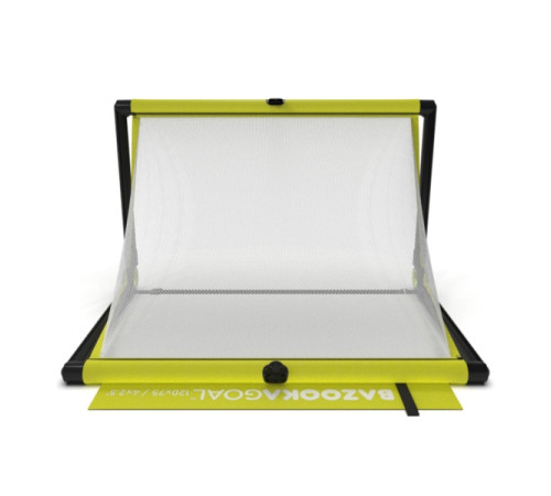 Ворота футбольні BAZOOKAGOAL 120 х 75 см, чорно-жовті