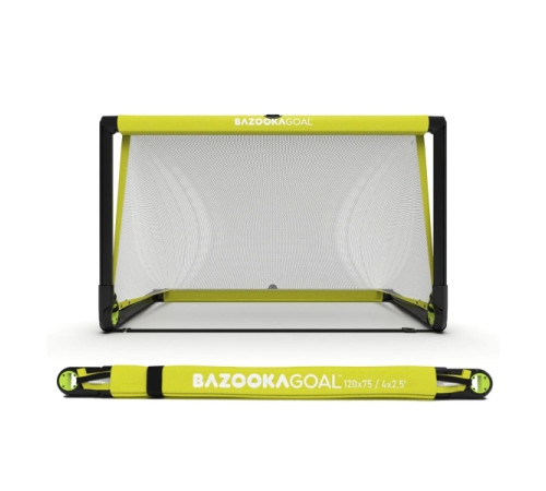 Ворота футбольні BAZOOKAGOAL 120 х 75 см, чорно-жовті