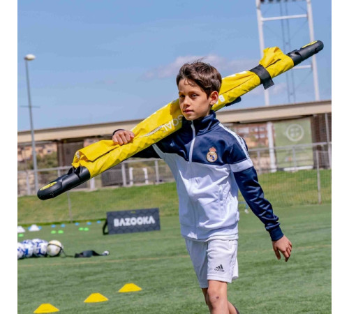 Ворота футбольні BAZOOKAGOAL 120 х 75 см, чорно-жовті