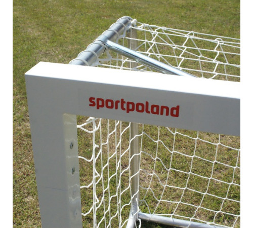 Ворота футбольні SPORTPOLAND SKRZAT з сіткою 300 х 100 см, 2 шт.