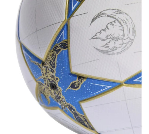 Футбольний м'яч Adidas UCL League BOX 2025 розмір 4, біло-синій