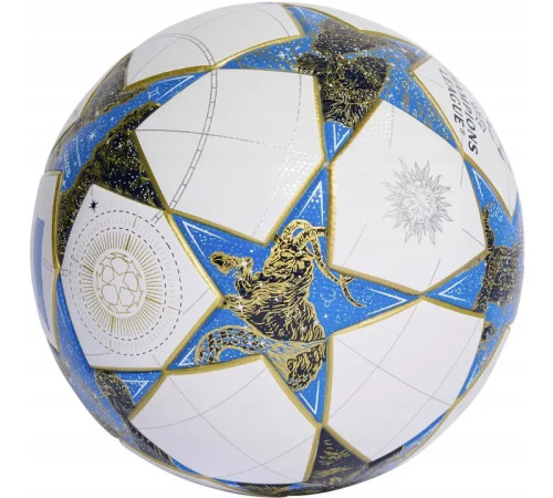 Футбольний м'яч Adidas UCL League BOX 2025 розмір 4, біло-синій