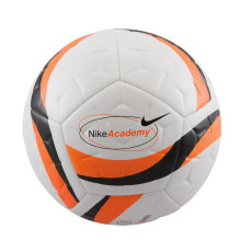 М'яч футбольний Nike Academy розмір 5, біло-оранжевий