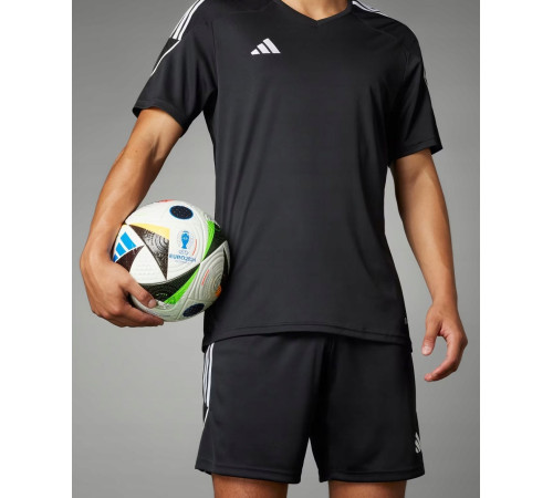М'яч футбольний Adidas Euro24 Pro IQ3682 розмір 5, біло-чорний М'яч футбольний Adidas Euro24 Pro IQ3682 розмір 5, біло-чорний