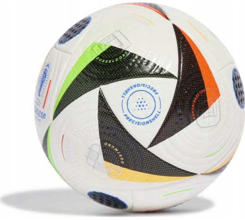 М'яч футбольний Adidas Euro24 Pro IQ3682 розмір 5, біло-чорний М'яч футбольний Adidas Euro24 Pro IQ3682 розмір 5, біло-чорний