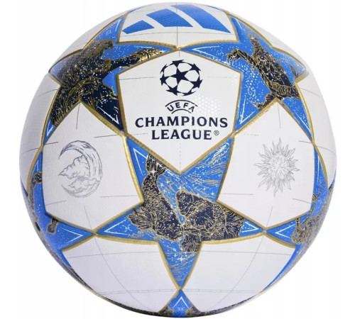 Футбольний м'яч Adidas UCL League BOX 2025 розмір 5, біло-синій