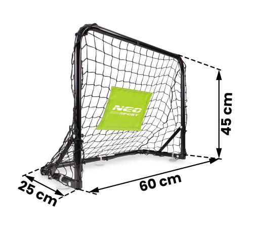 Ворота футбольні Neo-Sport NS-461 60 x 45 x 25 см, чорні Ворота футбольні Neo-Sport NS-461 60 x 45 x 25 см, чорні