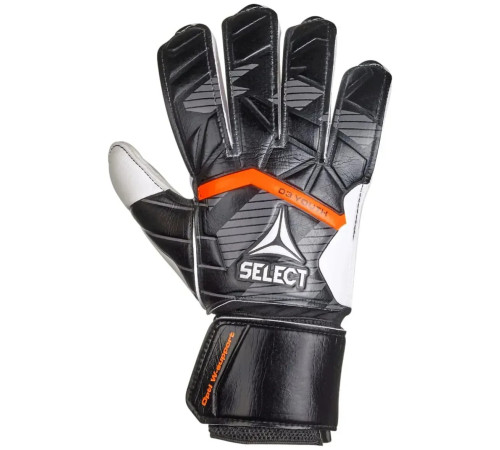 Рукавички воротарські дитячі Select GOALKEEPER GLOVES 03 YOUTH v25 розмір 4 (15,5 см), чорно-білі