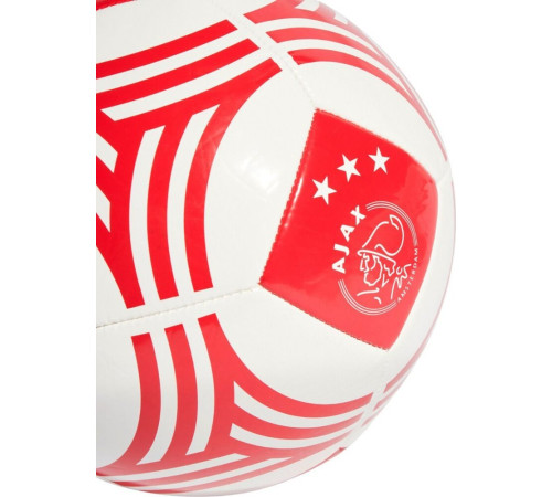 М'яч футбольний Adidas Ajax Amsterdam Home Club IP7027 розмір 5, червоно-білий