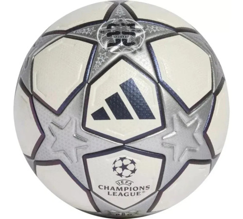 М'яч футбольний Adidas UEFA Champions League Pro 3rd Match Ball розмір 5, біло-срібний