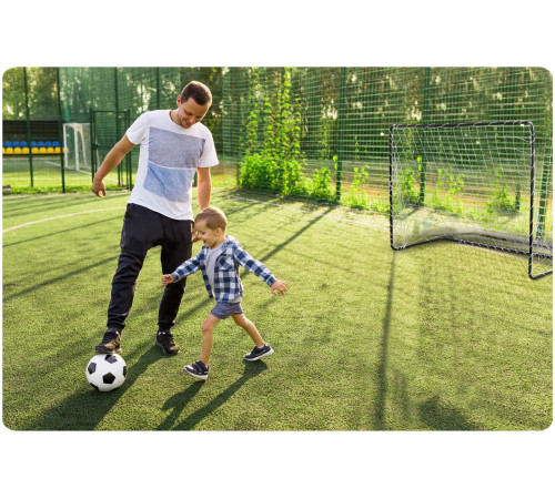 Ворота футбольні Neo‑Sport NS‑492 183 х 122 х 61 см, чорні