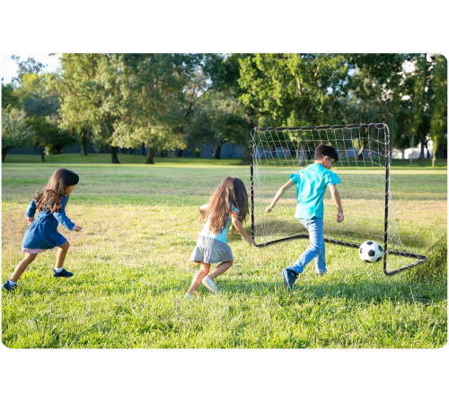 Ворота футбольні Neo‑Sport NS‑492 183 х 122 х 61 см, чорні