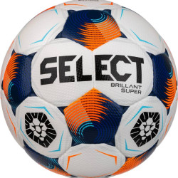 М'яч футбольний SELECT BRILLANT SUPER UKRAINE FIFA розмір 5, біло-синій