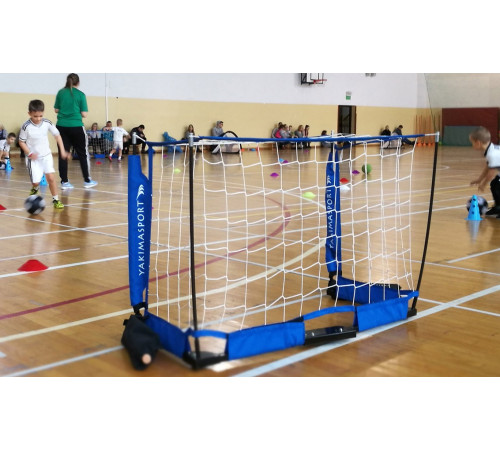 Ворота футбольні YakimaSport MINI UNI 120 х 80 см, синьо-білі Ворота футбольні YakimaSport MINI UNI 120 х 80 см, синьо-білі