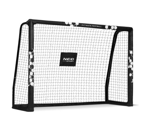 Ворота футбольні Neo-Sport NS-462 180 x 120 x 60 см, чорно-білі