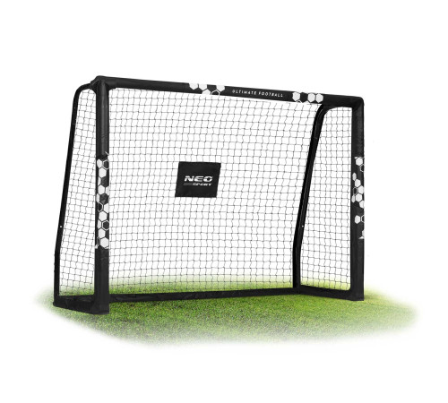 Ворота футбольні Neo-Sport NS-462 180 x 120 x 60 см, чорно-білі