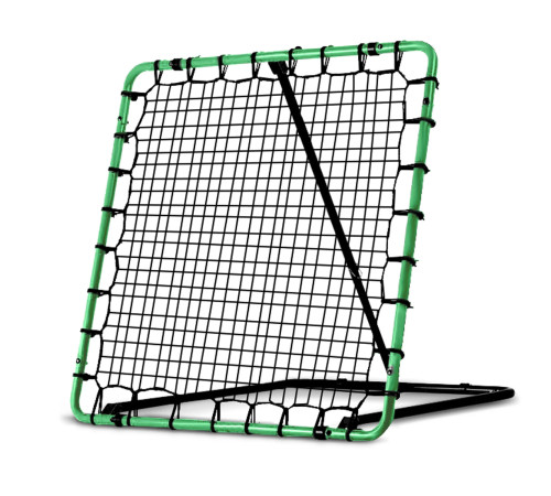 Сітка тренувальна для футболу Neo-Sport Rebounder 120 x 120 см, чорно-зелена