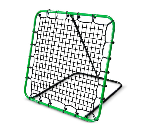 Сітка тренувальна для футболу Neo-Sport Rebounder 120 x 120 см, чорно-зелена
