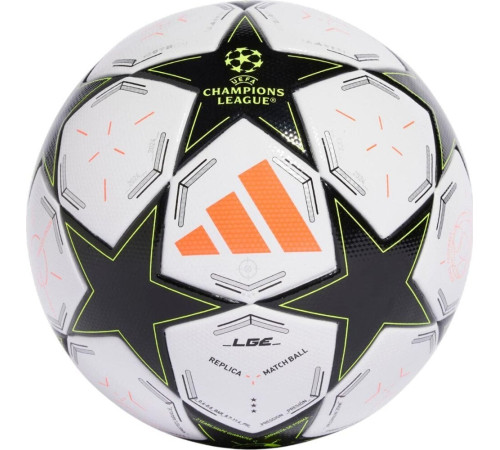 М'яч футбольний Adidas UCL League IX4060 розмір 4, біло-чорний М'яч футбольний Adidas UCL League IX4060 розмір 4, біло-чорний