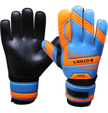 Рукавички воротарські Ligue Saver р. 4, різнокольорові