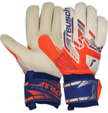 Рукавички воротарські Reusch Attrakt Solid 5570516 2500 р.8, біло-помаранчеві