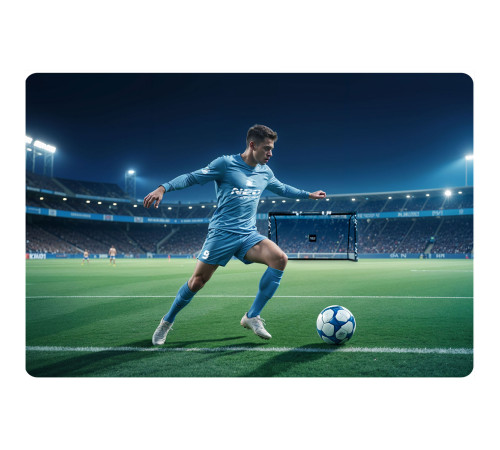 Ворота футбольні Neo‑Sport Hexagon NS‑472 300 х 200 х 120 см, чорні