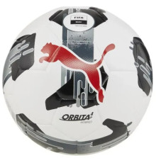 М'яч футбольний Puma Orbita 4 HYB (FIFA Basic)  розмір 5, чорно-білий