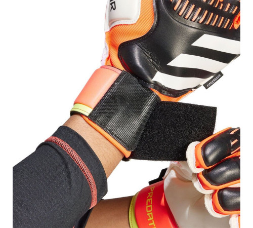 Рукавички воротарські Adidas Predator Glove Match Fingersave IQ4037 р. 10, різнокольорові