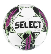 М'яч для футзалу Select Futsal Attack v22, розмір 4, біло-рожевий